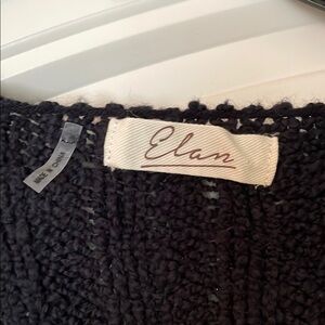 Elan Black & tan Knit Sweater